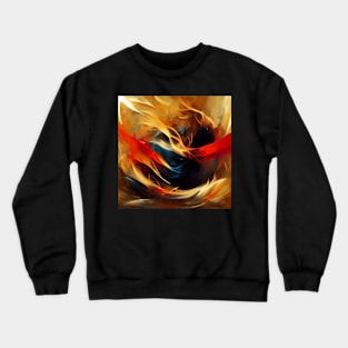 abstract fire Crewneck Sweatshirt